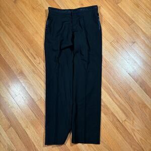 Vintage Jil Sander Wool Pleated Tuxedo Dress Pants Womens